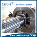 Planetary gear screw and gear barrel for PVC extruder